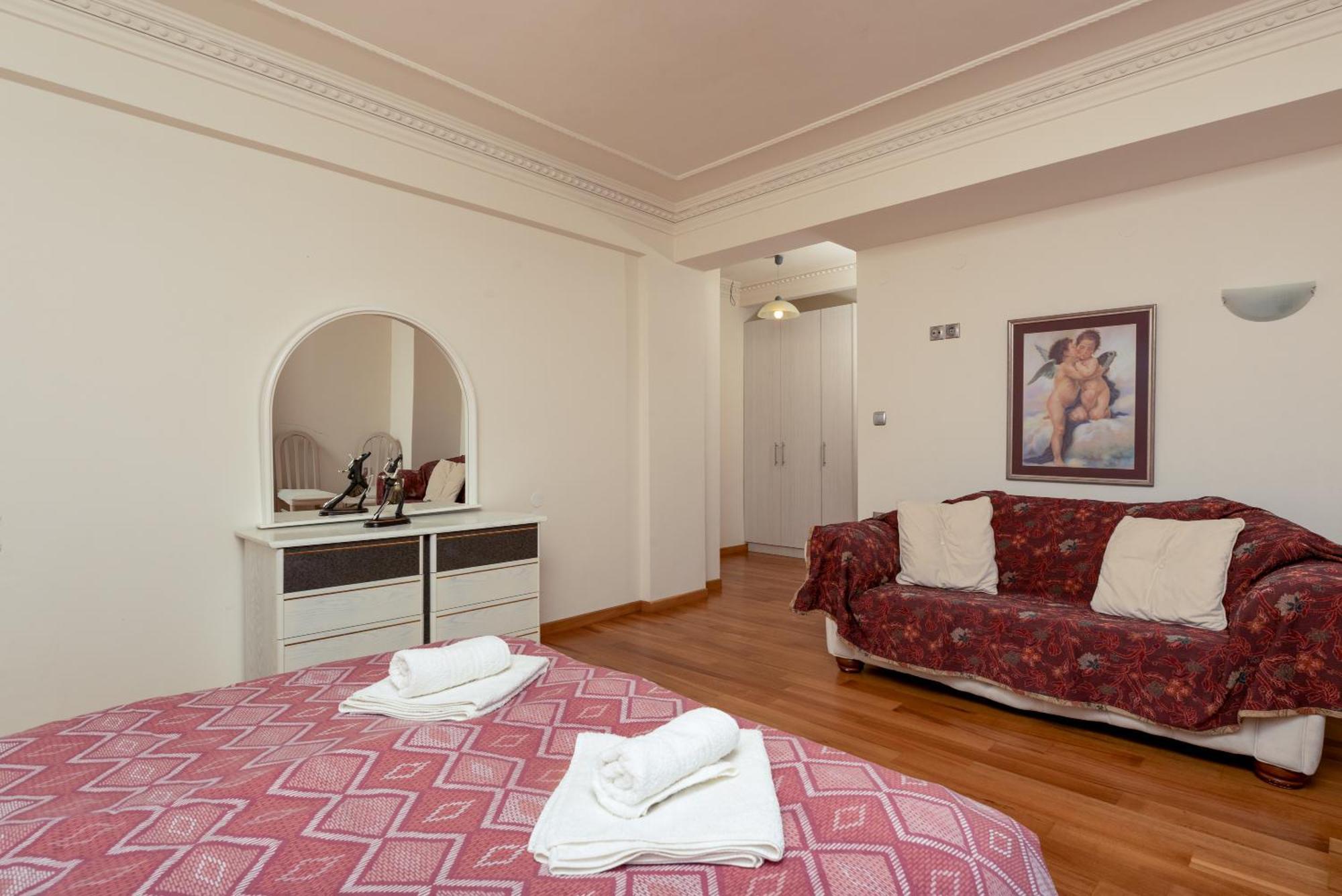 Ferienwohnung Christina'S Twin Palm Trees House Agria Exterior foto